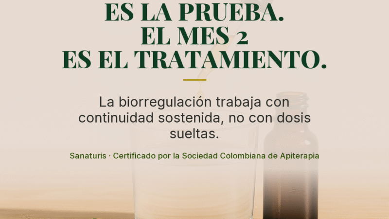 Las gotas de apitoxina: el mes 2 es donde empieza lo que importa